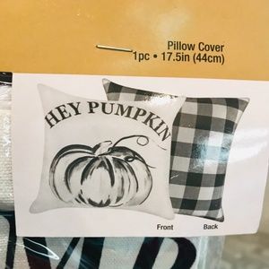 🆕Robert Stanley Hey Pumpkin Pillow Covers(2)-NWT